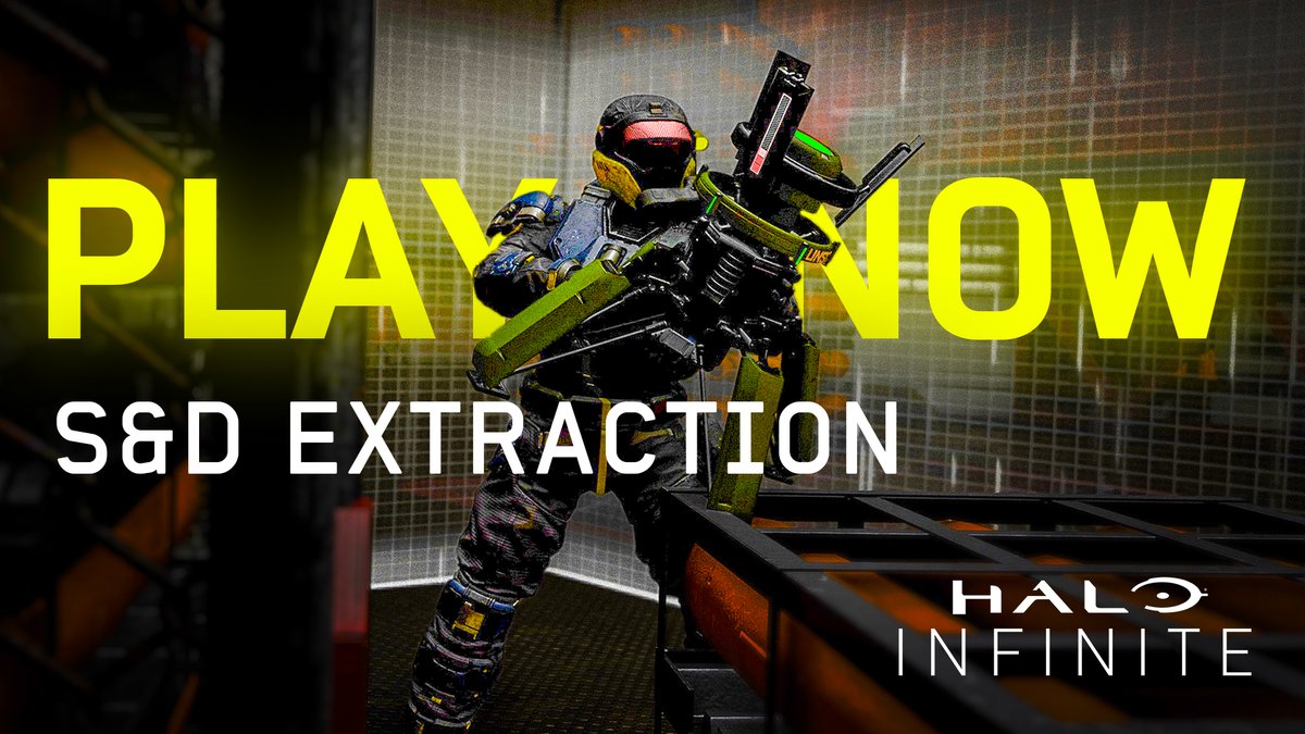 The time has come – S&amp;D Extraction has arrived in Halo Infinite 💥 Jump in and PLAY NOW!