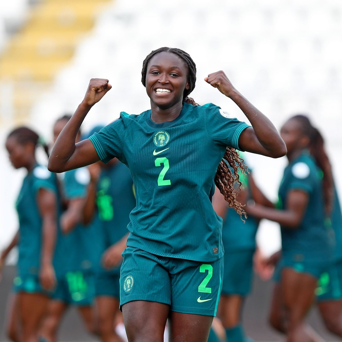 Keep an eye out! Nigeria's Omorinsola Babajide is one to follow in the #TotalEnergiesWAFCON24! 🇳🇬 Football Together