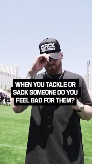 We asked these edge rushers if they felt bad about sacking the QB... The answers went as expected 😂