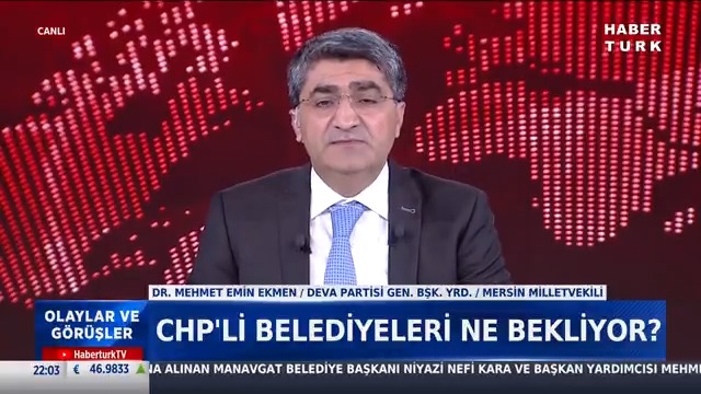 Belediyelere soruşturma nasıl ilerler? CHP'li belediyelerde neler aranıyor? DEVA Partisi Genel Başkan Yardımcısı ve Mersin Milletvekili Dr. Mehmet Emin Ekmen #OlaylarveGörüşler'de yorumladı.