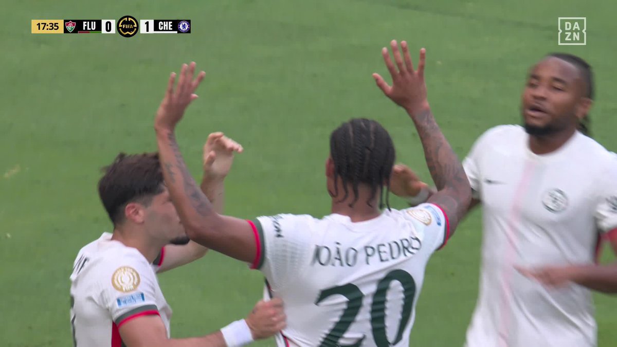 18' João Pedro, are you serious?! ⚽💥 First start, first goal, and it’s against his old club! Chelsea 1-0 Watch the FIFA Club World Cup | June 14 - July 13 | Every Game | Free | | #FIFACWC #TakeItToTheWorld #FLUCHE