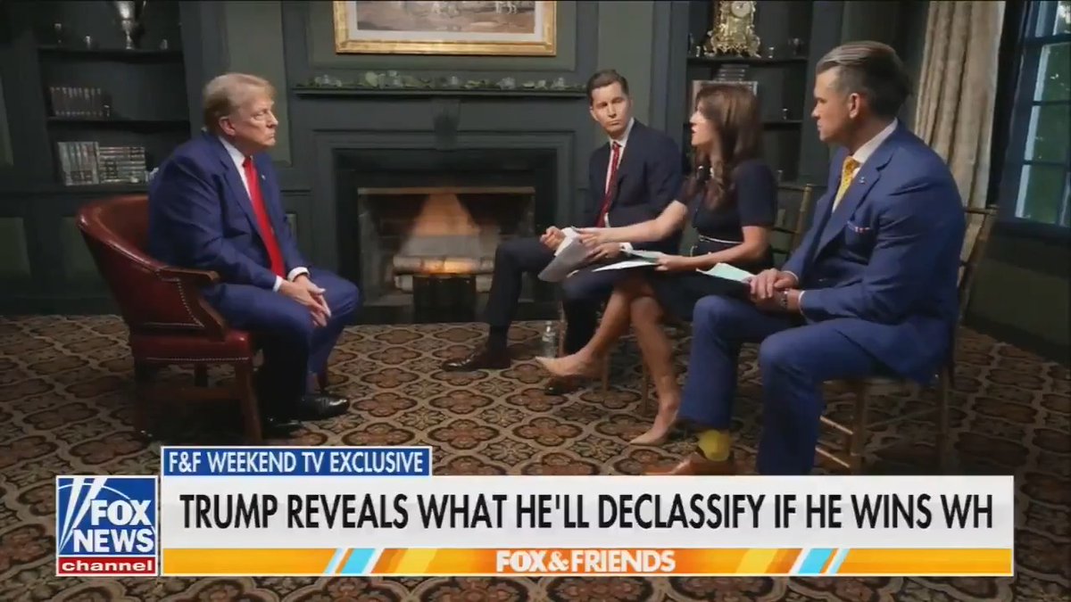 Trump on the Epstein files before the election: "Yeah... I would. I think that less so, because you know, you don't want to affect people's lives if it's phony stuff in there, because it's a lot of phony stuff in there."