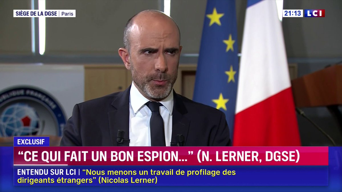 🔴 Le patron de la DGSE Nicolas Lerner promet qu’il n’existe pas de fiche Mélenchon, Bardella ou Retailleau, ni d’un quelconque présidentiable. ▶️ Nicolas Lerner face à Darius Rochebin