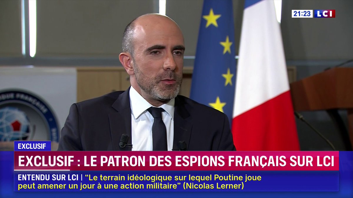 🔴 « La France, est une démocratie qui, sans doute parmi les États de la planète, est la plus attachée au droit. Il y a des situations où, lorsqu’on s’en prend à elle, la France se réserve la possibilité d’agir » affirme le directeur général de la DGSE ▶️ Darius Rochebin