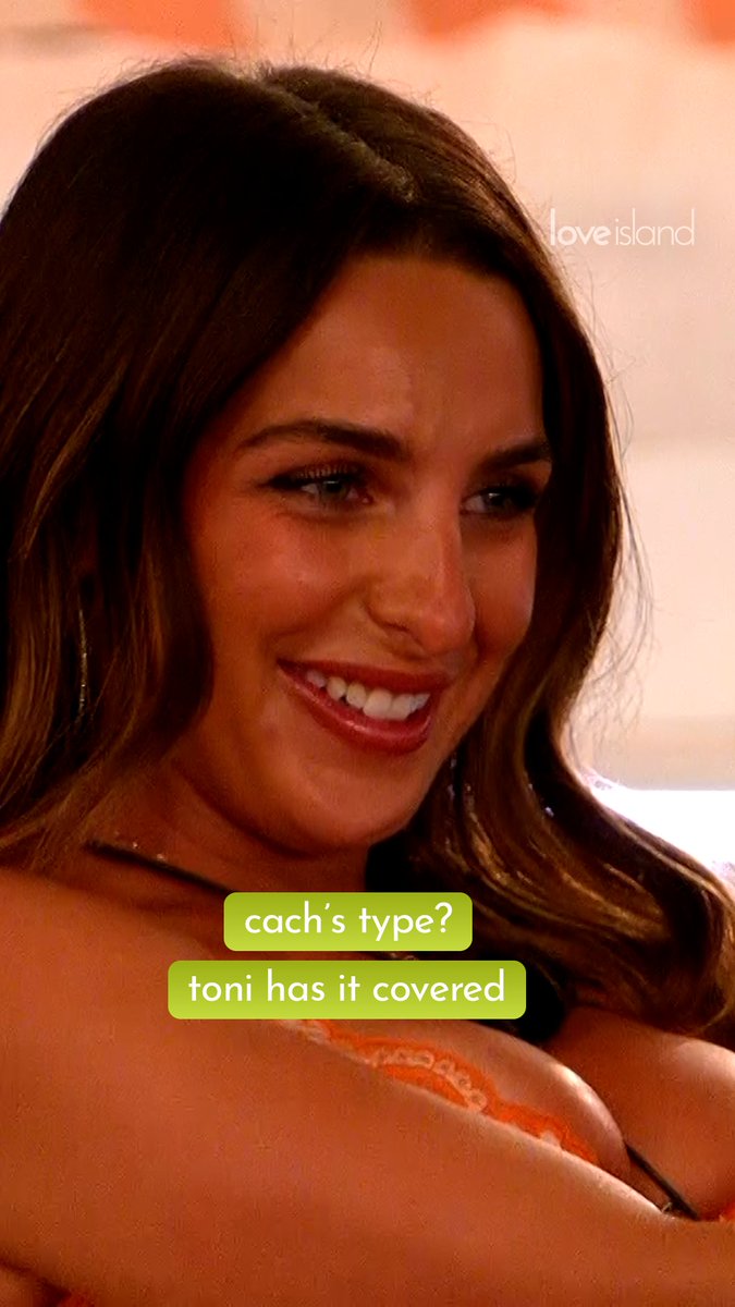 Cach’s description might be vague but Toni’s claiming it anyway 😂 #LoveIsland