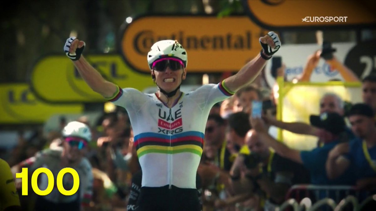 Un ciclista รบnico. Un talento irrepetible. Una leyenda viva. ๐ฟ Las 100 victorias de Tadej Pogacar. Y lo mejor, las que quedan. Disfruten. #TDF2025