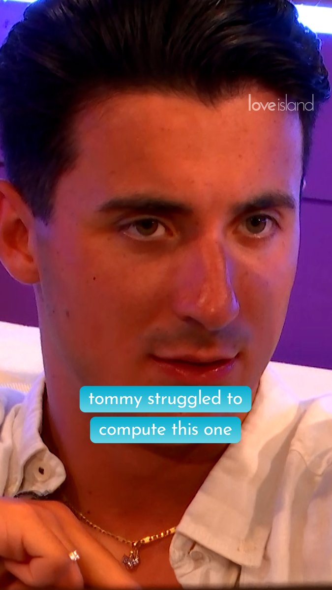ICT = Information confusion for Tommy 😭 #LoveIsland