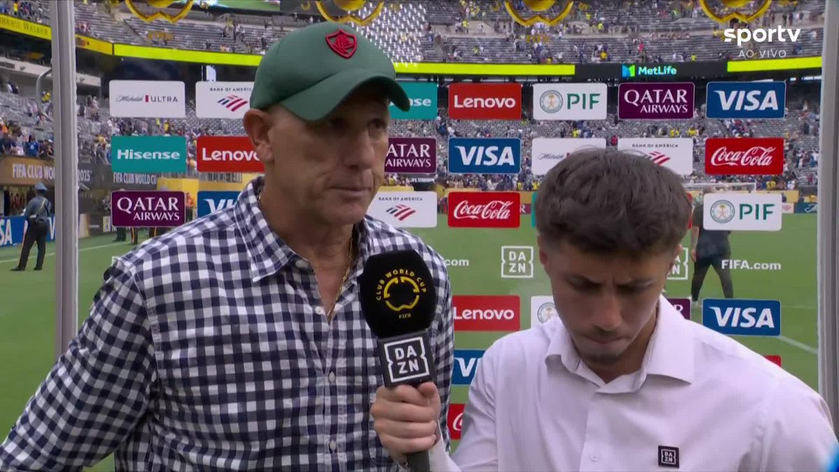 “Saímos de cabeça erguida por tudo que fizemos. Valeu pela campanha.” 🎙️ Renato Gaúcho, após Fluminense 0x2 Chelsea. 🎥 TV Globo 📺 | ge