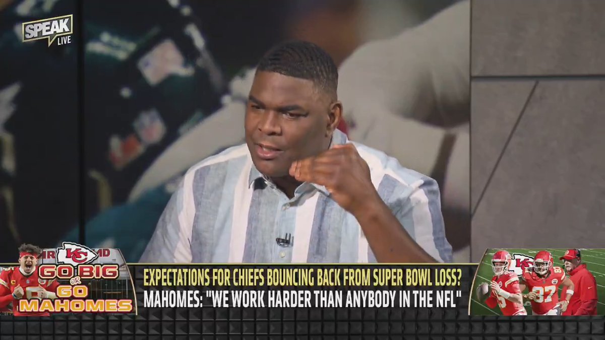 .@Keyshawn believes the Chargers will win the division over the Chiefs this season.