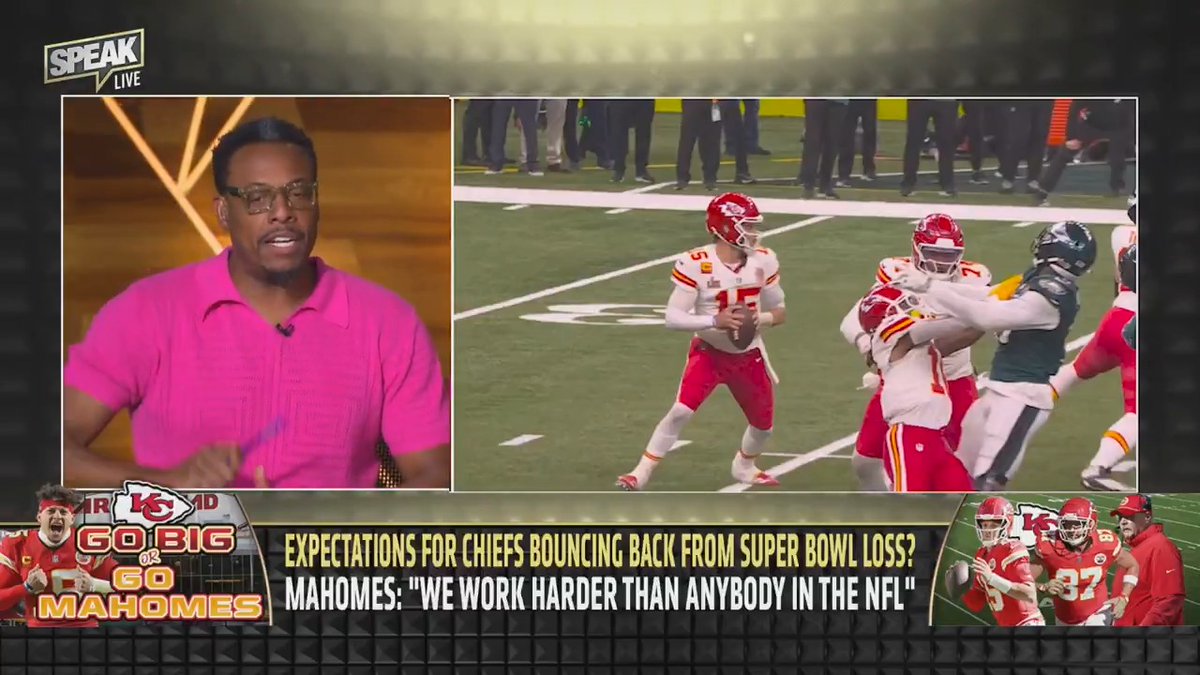 .Paul Pierce is counting on the Chiefs to bounce back from their Super Bowl loss last season “The Chiefs are a motivated team that’s coming to get what’s there’s.. There’s no way the Chargers win this division.”