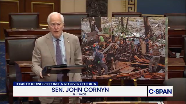 .Senator John Cornyn: "As a father of two daughters myself, my heart breaks. My heart breaks for all those who are grieving and especially those who are holding out hope that somehow, someway their loved one may still be found."