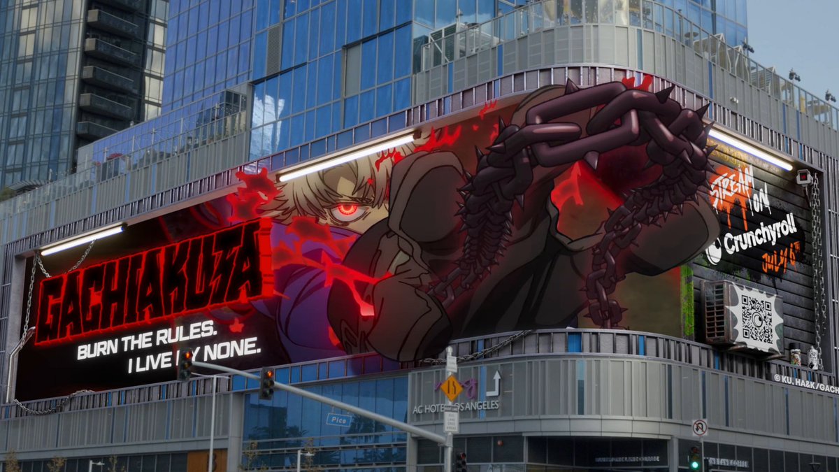 Gachiakuta took over Los Angeles! Did you spot our 3D activation? 👀 #AX2025 #Gachiakuta