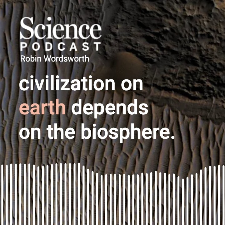 In the latest #SciencePodcast🎙️ , Robin Wordsworth joins to discuss the challenges and potential of microbes to grow plastics, drugs, and food on the surface of Mars or other bodies in the Solar System. 🎧 Listen here: