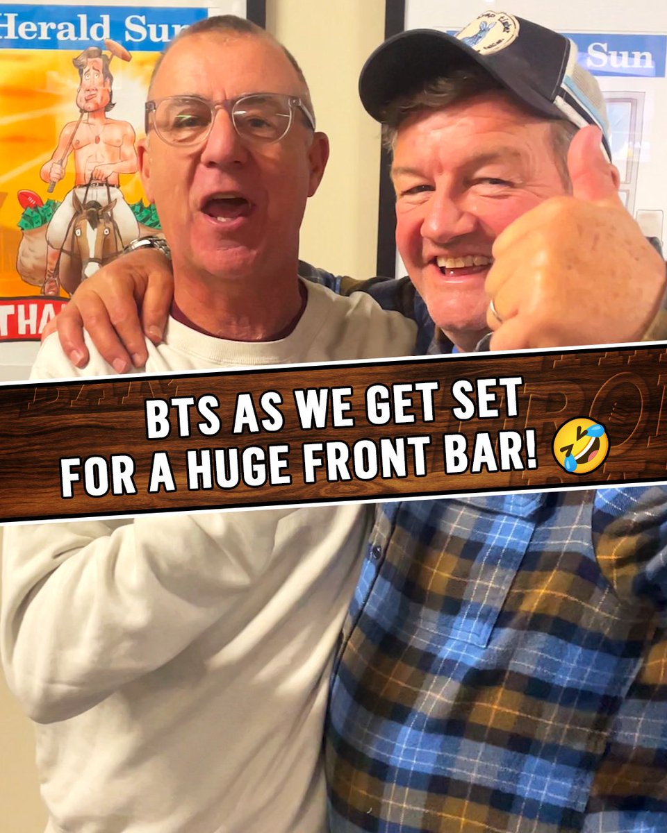 Andy's joined by one of his good mates as we prepare for a huge Front Bar with Hawthorn legend Jarryd Roughead! #TheFrontBar | Wednesday | 8.30pm AEST ๐บ
