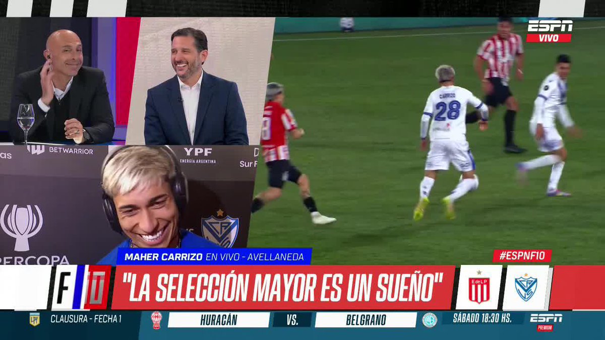 "¿TE LLAMÓ GALLARDO?" Divertida reacción de Maher Carrizo. 🏆 #SupercopaInternacional 📺 #DisneyPlus Premium