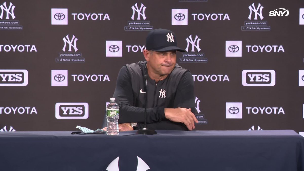 "The infield defense was really good tonight." Aaron Boone talks about the Yankees' infield defense and Jazz Chisholm Jr.'s return to second base: