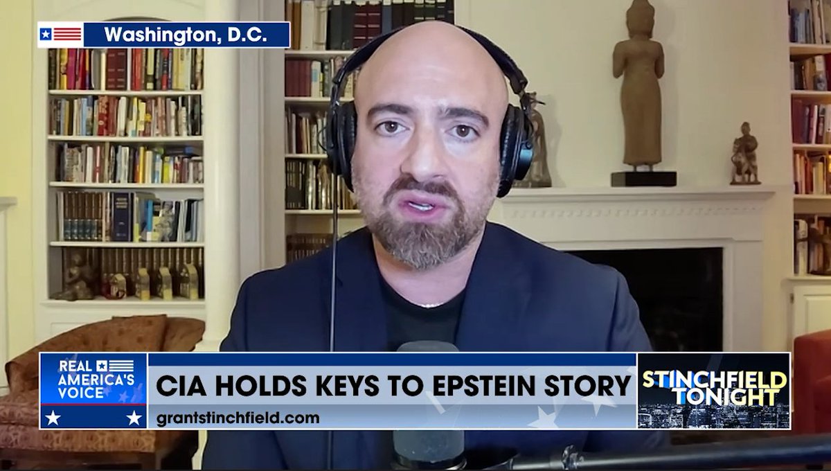 Epstein, the CIA and the DOJ: Tonight on Grant Stinchfield I gave explicit directions on what Pam Bondi's DOJ could do to get direct answers on Epstein's intelligence ties, and named the specific documents to make public to prove to voters her investigation is not a mop-up.