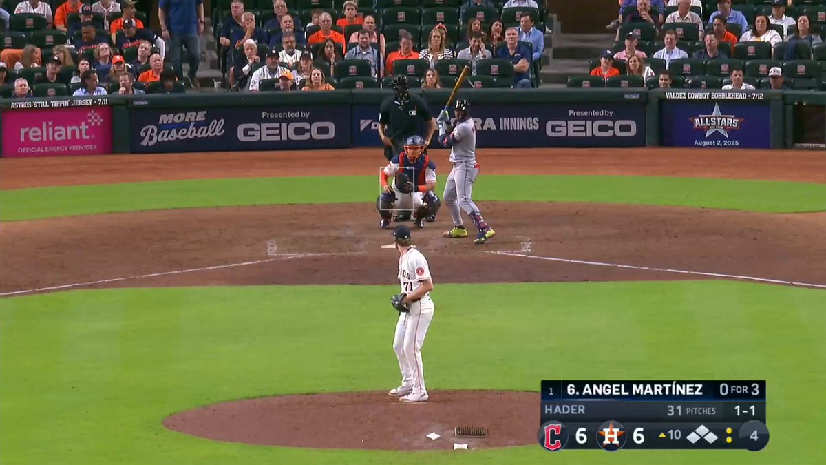 Angel Martinez grand slam off Josh Hader in the 10th