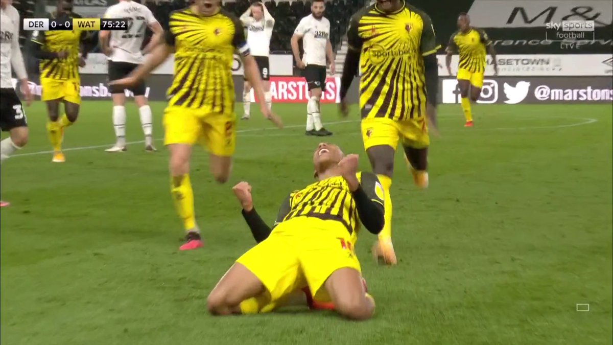 Knew I’d seen João Pedro’s first goal for Chelsea last night somewhere before…. 🇧🇷 #WatfordFC