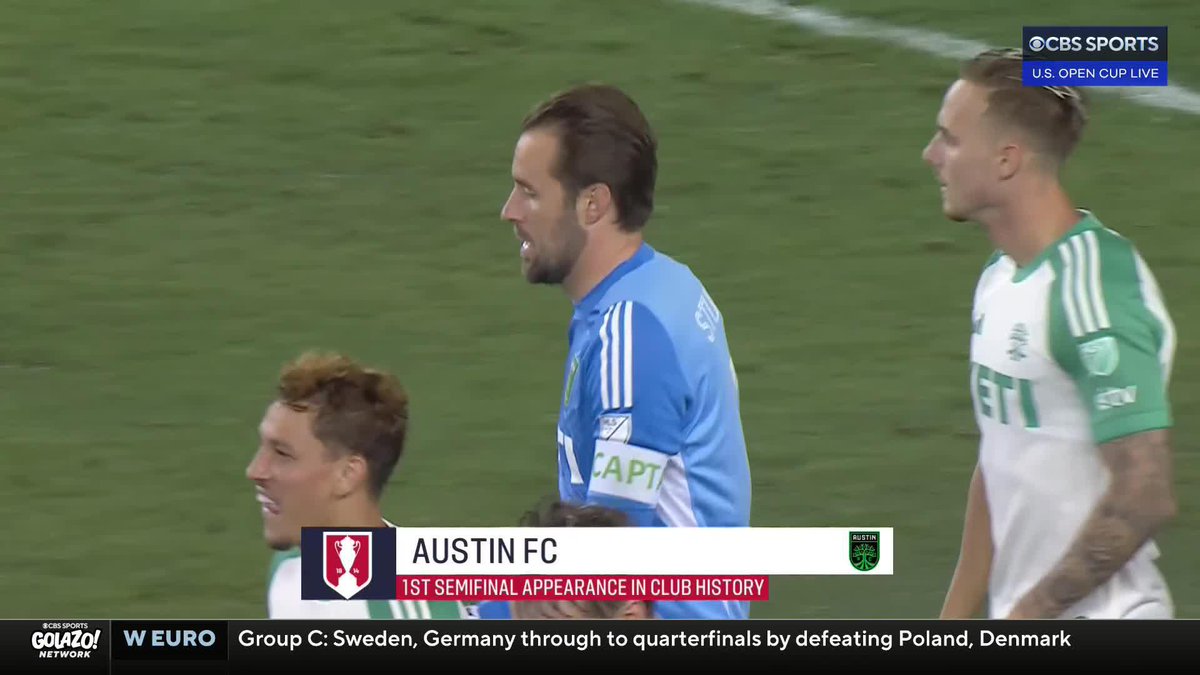 HISTORY MADE! 🚨 Owen Wolff sends Austin FC to their FIRST-EVER U.S. Open Cup semifinal in club history! 💚