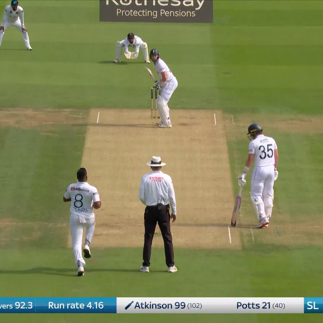 Gus Atkinson at the Lord's: - 2/40 &amp; 5/62. - 118 (115).