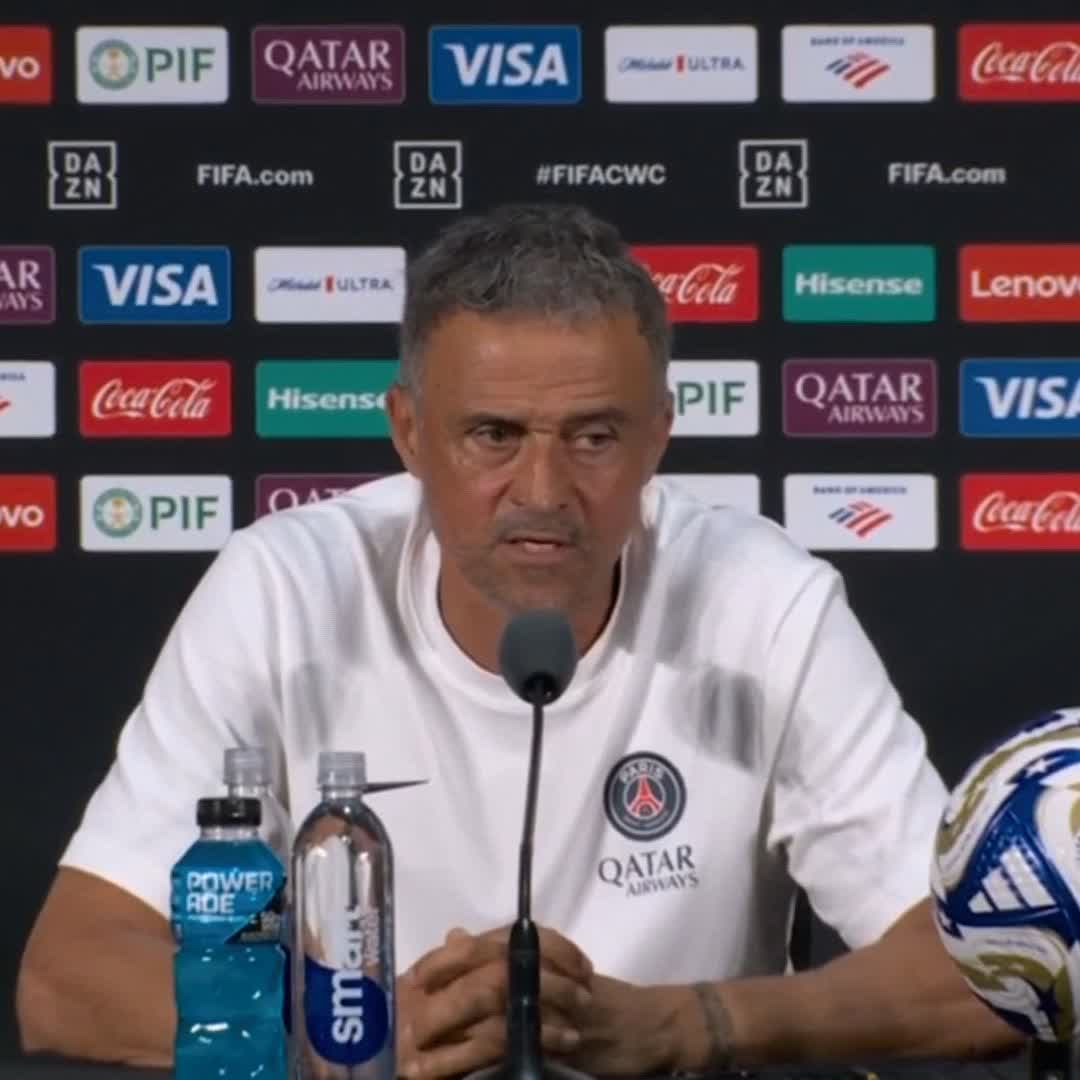 "I think it's not very nice to speak before the final, you need to win the semi-final" Luis Enrique on potentially facing Chelsea in the Club World Cup final 🔵