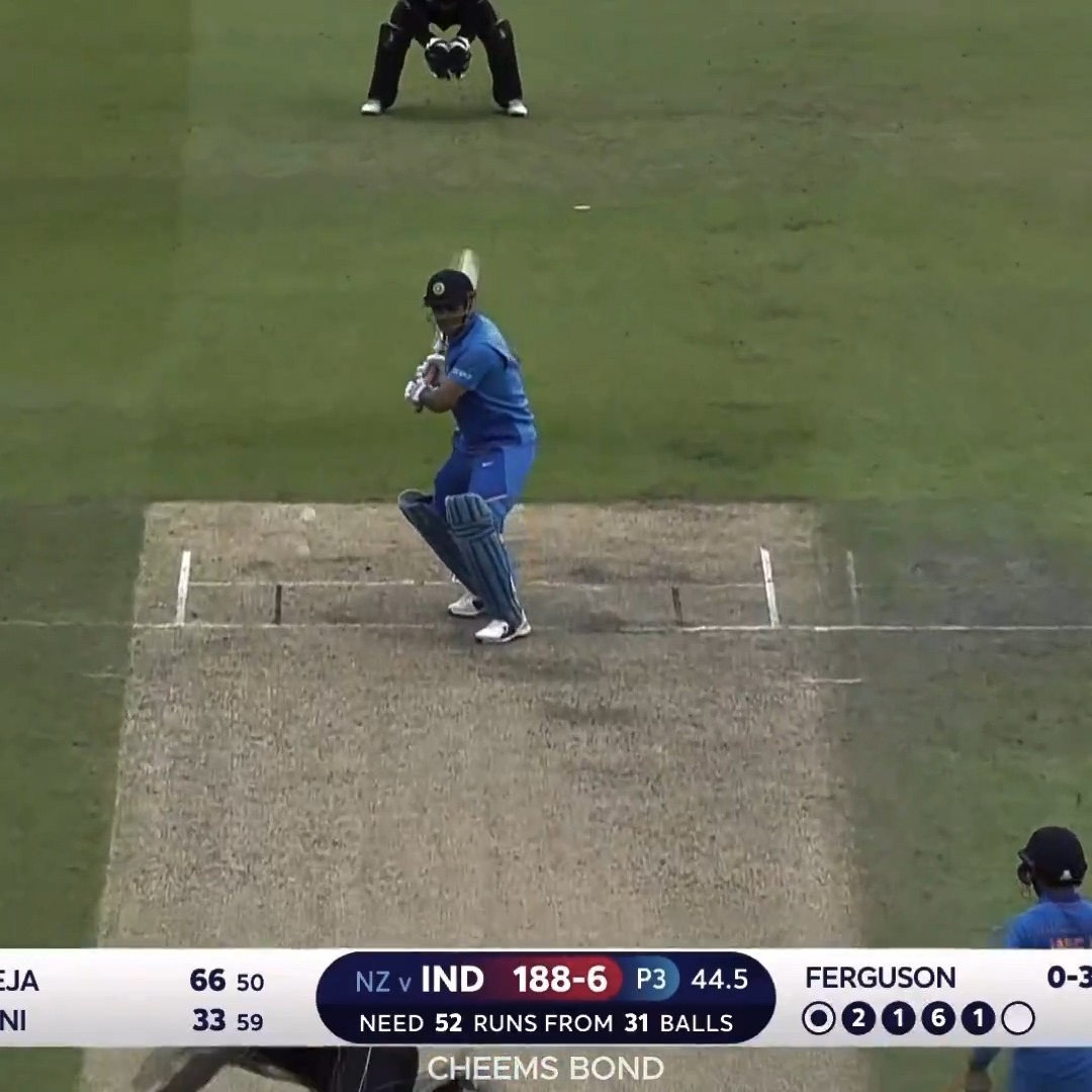 Even Ferguson was in disbelief watching Dhobi leave balls in 45th over with 11+ Required Runrate 🤯