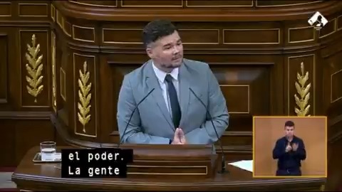 #EnDirecto | Rufián pide a Sánchez que "entienda lo que significa el poder": "La gente no mira el BOE, mira el móvil y ve a los 'criptobros' al servicio de esta gente diciendo que no hay que pagar impuestos porque son un robo y que usted es un dictador. Así que compitamos"