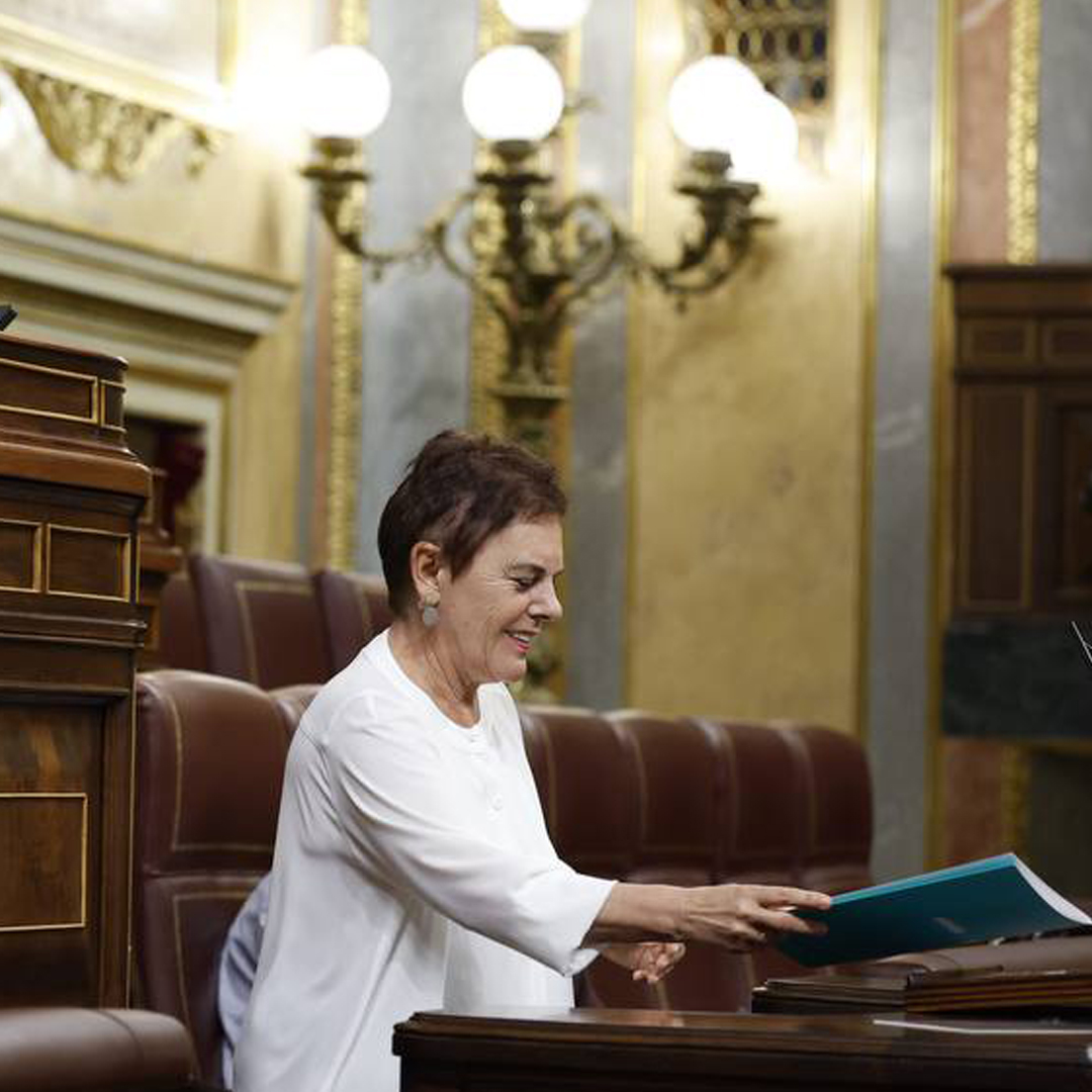 ‼️ Repaso de Mertxe Aizpurua al PP: «Es un honor que no cuenten con nosotras para su estrategia ultra y reaccionaria. Si de EH Bildu depende, nunca llegarán a ningún Gobierno ni aplicarán su programa de involución y recentralización». ¡Por Euskal Herria ni pasaron, ni pasarán!