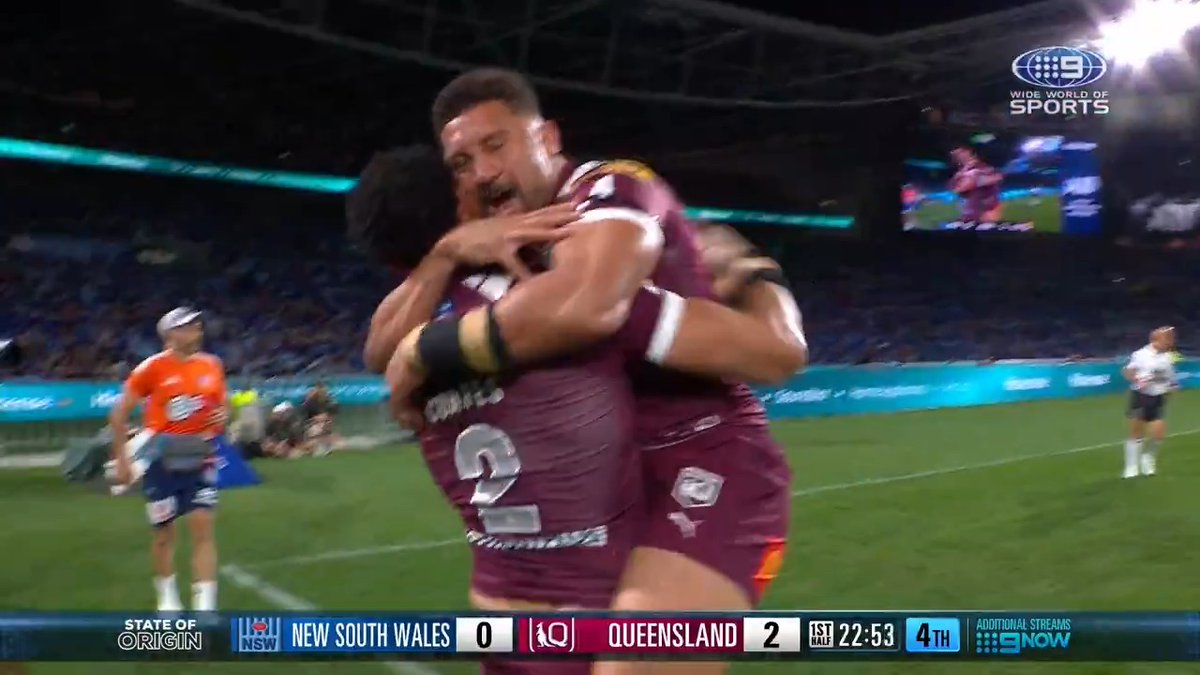 Shibasaki sets up Coates for Queensland's first! 🔥