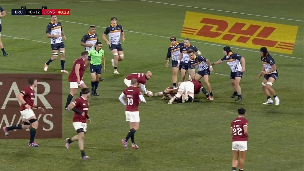 A fine move from the Lions right before half-time is finished off by Marcus Smith ✨