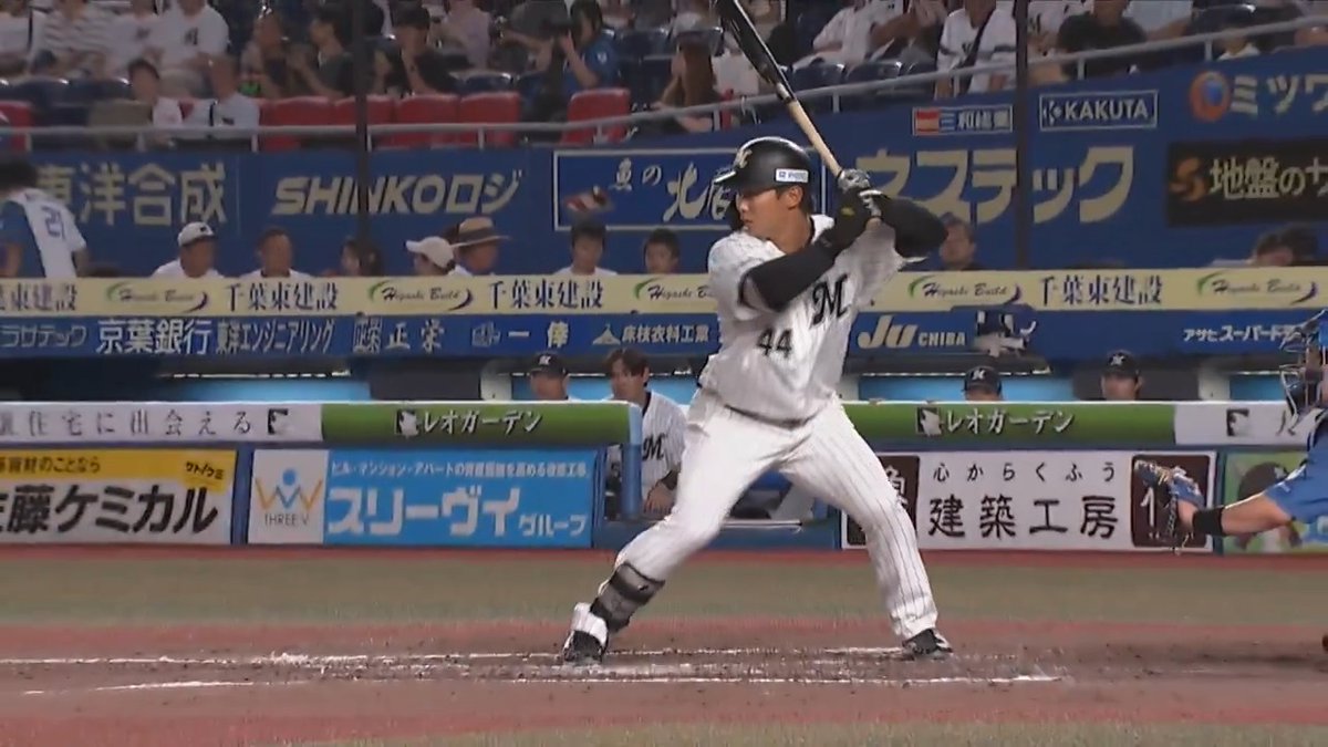 待望の初安打！🙌 千葉ロッテ 宮崎竜成 選手がプロ初ヒットを放つ！㊗️ 🎉 👇ライブ配信はこちら