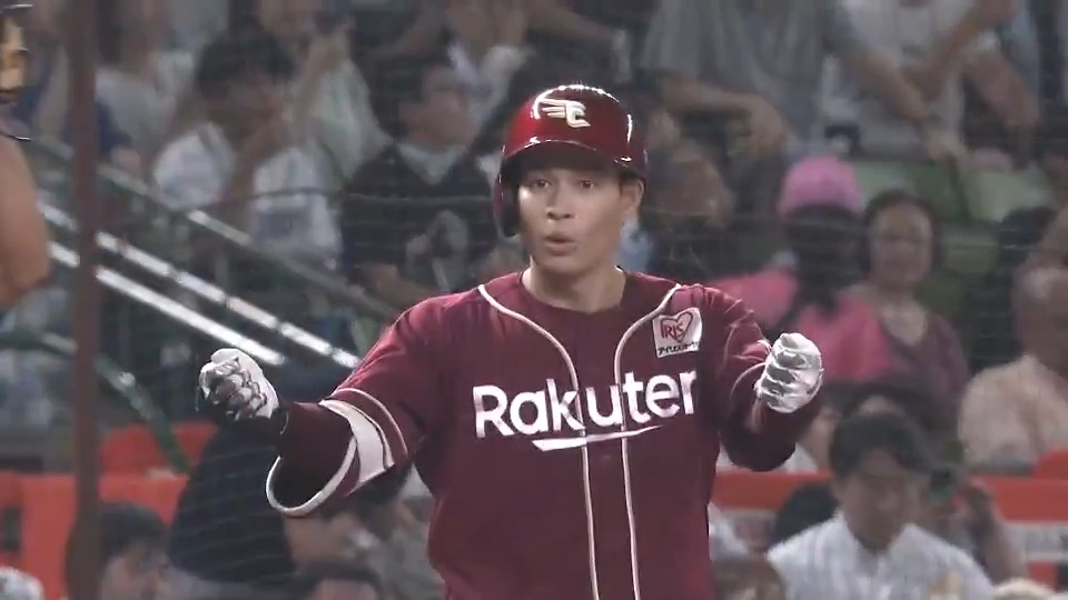 【6回表：L 0-0 E】 #中島大輔 選手が4試合連続となるスリーベースヒットを放つ💫 #RakutenEagles #キ！