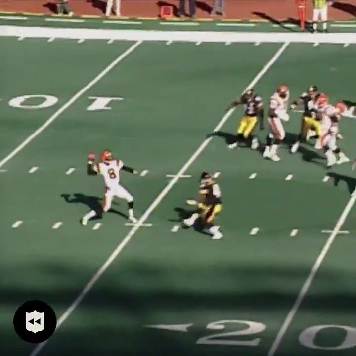 Any day with Jeff Blake highlights is a good day #Bengals