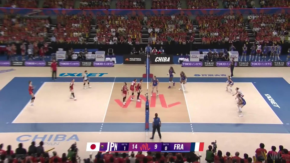 MEGA RALLY ALERT 🔥 Japan 🇯🇵 and France 🇫🇷 are putting on a show at #VNL2025 — defense, hustle, heart! This rally is everything we love about volleyball. 📺 Catch it LIVE on VBTV: 🏐 #BePartOfTheGame #Volleyball