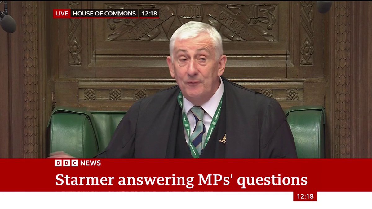Reform UK leader Nigel Farage asks if the PM knows demand for control of UK borders is more important now, and he must not be dictated to by France Keir Starmer says he is fixing "the mess we inherited" and Farage just wants to exploit it #PMQs