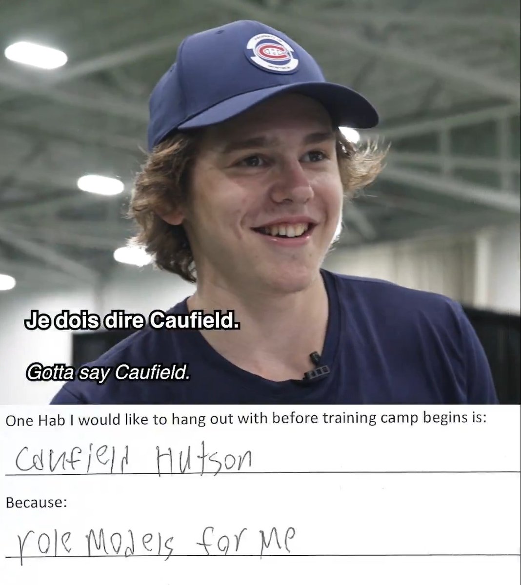 10/10 pour le soutien mutuel Cole and Lane understood the assignment #GoHabsGo