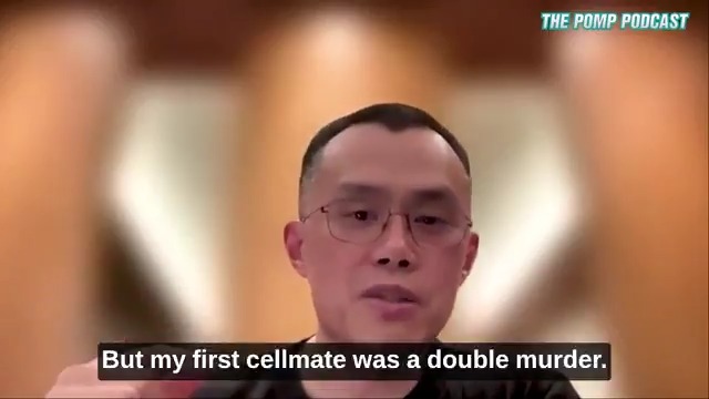 Imagine being CZ 🔶 BNB ... you are one of the most successful entrepreneurs of our lifetime and next thing you know your cellmate is a double murderer. Insane.