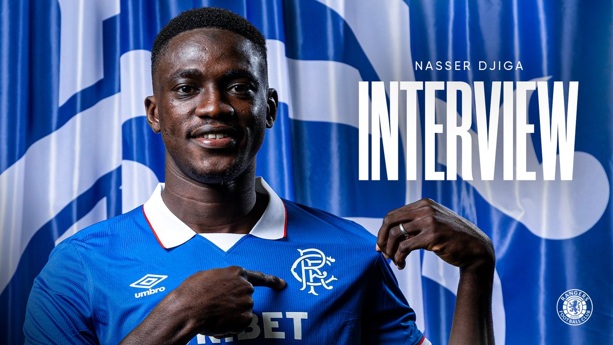 🎙️ Hear from Nasser Djiga as he speaks to RangersTV after joining on a season-long loan from Wolves.