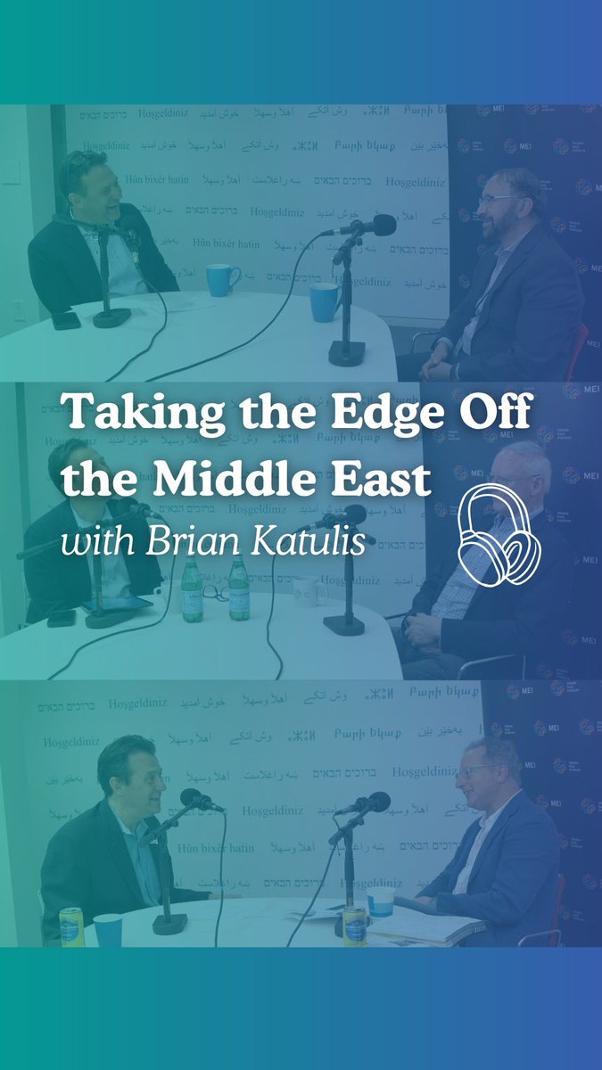 If you're interested in the Middle East and want to hear how seasoned insiders are thinking about the events shaping the region today, Taking the Edge Off the Middle East with Brian Katulis (Brian Katulis) offers candid, insightful conversations worth listening to. Brian sits down with friends and colleagues who’ve spent decades working in US foreign policy to reflect on what’s happening now, how we got here, and what might come next. From personal stories to hard-earned lessons, these exchanges bring clarity, context, and a refreshingly human touch to complex issues. It’s a podcast that cuts through the noise—with curiosity, honesty, and just enough humor to take the edge off. Listen on Spotify, Apple Music, or wherever you get your podcasts. Find all episodes at the link below ⬇️