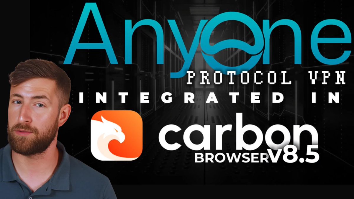 .Carbon Browser x Anyone Bring Built-In Web3 Privacy $CSIX $ANYONE