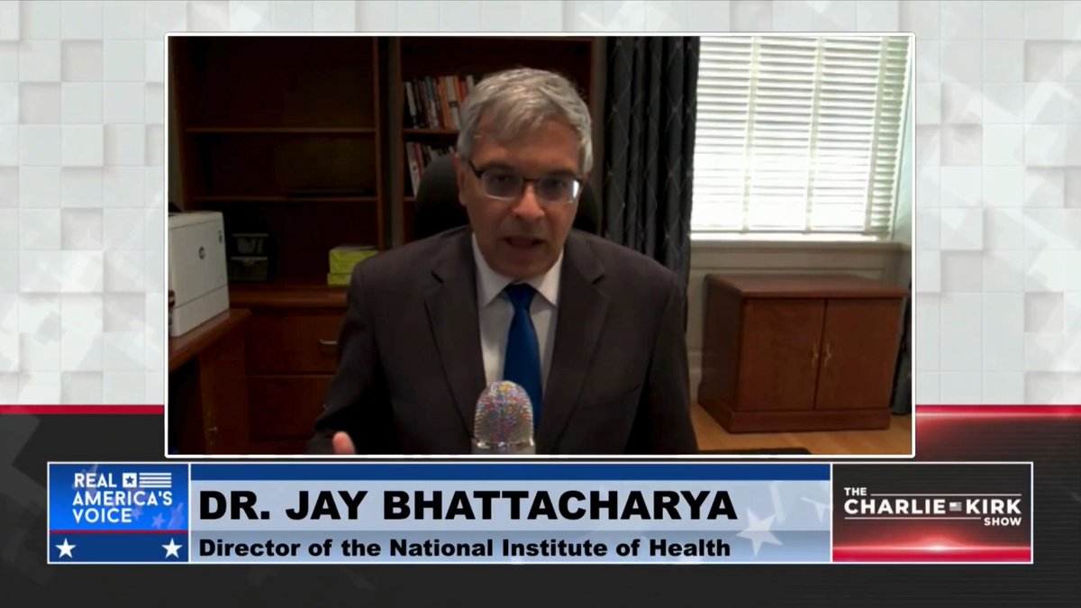 WATCH: Jay Bhattacharya, MD, PhD on Charlie Kirk discussing new #NIH policy: “We are going to limit the amount of money the NIH is willing to pay to scientific journals for having the scientific publications paid for by taxpayers available for free. There’s no good reason for scientific journals to charge twice.”