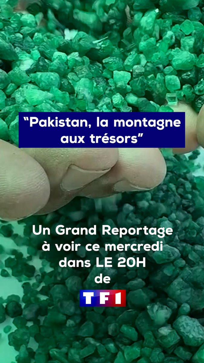 🔴 Ce soir, mercredi 9 juillet, #LE20H de TF1 présenté par Gilles Bouleau propose un Grand Reportage inédit ▶️ "Pakistan, la montagne aux trésors" 👇 Michel Scott & Fabrice Amzel nous dévoilent les merveilles enfouies du Cachemire... et le travail, très dur, des mineurs
