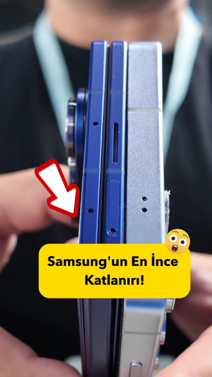 Samsung Galaxy Fold 7 duyuruldu. İlk videomuzu yayınladık. Katlanabilir telefonun bu kadar ince olması büyük başarı. Teknoloji güzel ama fiyatlar fena 🥲 Detaylı videosu ShiftDelete YouTube kanalında. Nasıl buldunuz? 🔗