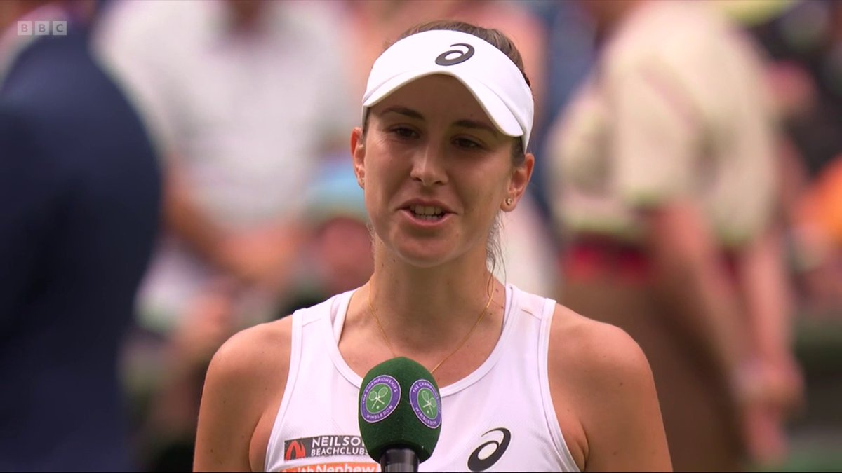 Returning from maternity leave to her first #Wimbledon semi-final, what a year it's been for Belinda Bencic.👏🎾