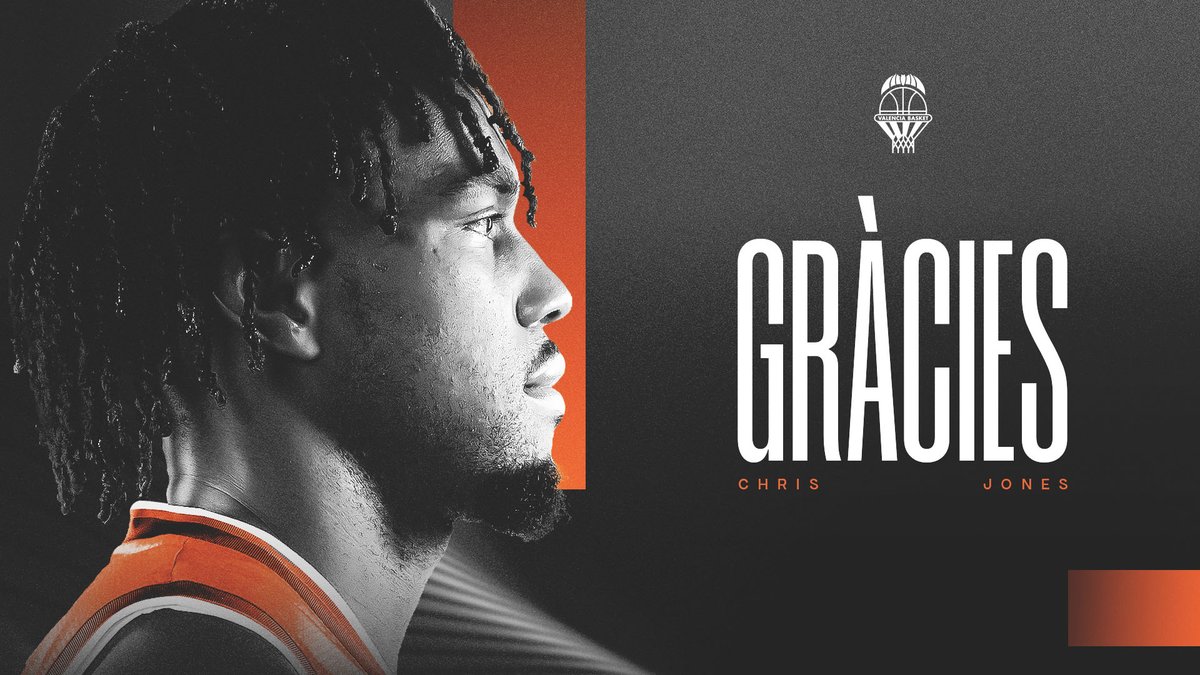 🧡 Gracias por estos tres años, Chris Cas 👉 Chris Jones termina su etapa en Valencia Basket Val 👉 Chris Jones acaba la seua etapa a Valencia Basket Eng 👉 Chris Jones ends his time at Valencia Basket