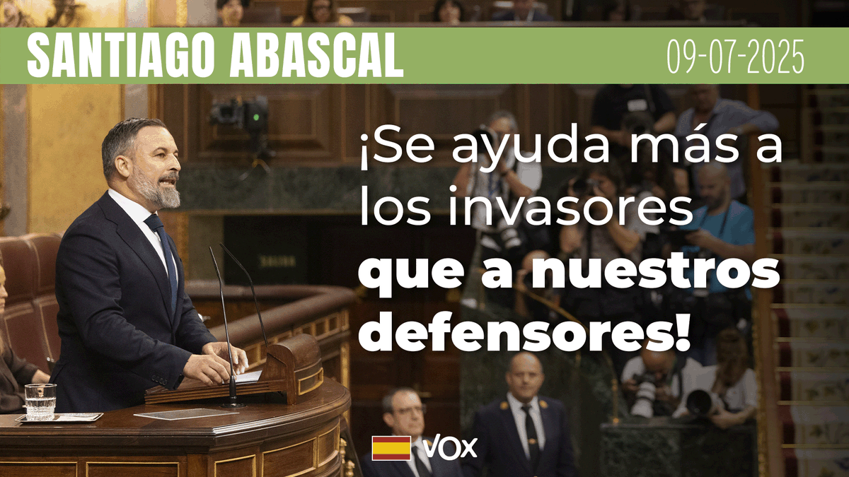 Partido Popular y Partido Socialista son CULPABLES: 🔥 De promover la invasión migratoria. 🔥 De la islamización de Europa. 🔥 De incrementar la inseguridad. 🔥 De saquear a los contribuyentes para pagar a los ilegales. ¡Se ayuda más a los invasores que a nuestros defensores!