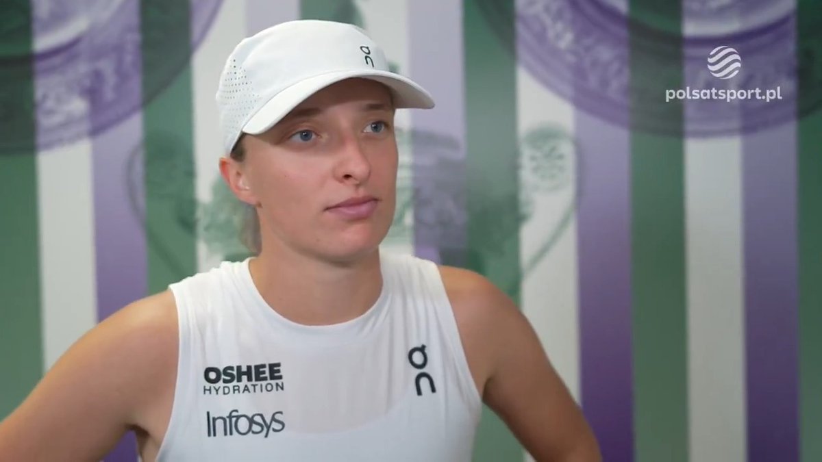 IGA ŚWIĄTEK po 𝐚𝐰𝐚𝐧𝐬𝐢𝐞 do półfinału Wimbledonu🗣️🍓 #WIMBLEDON