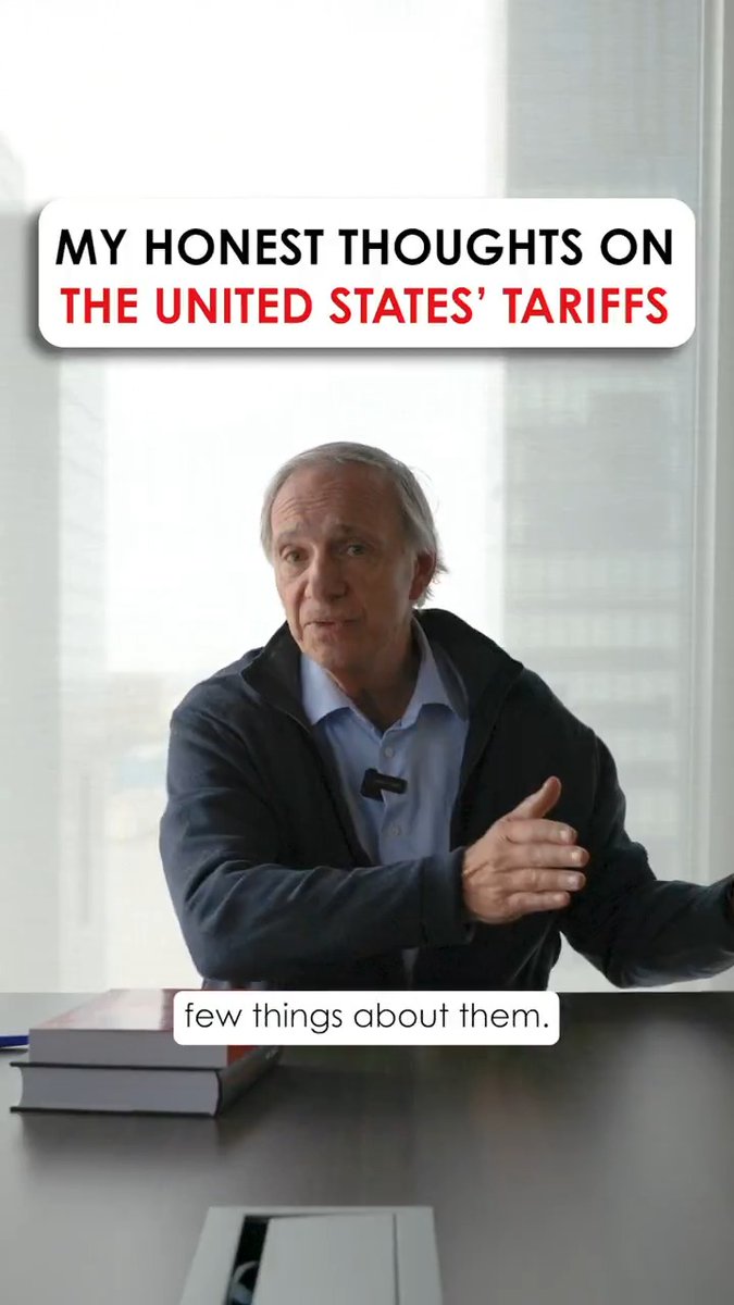 I’ve gotten a lot of questions on the recent Trump tariffs and their impact on the global economy. There is a belief that tariffs will bring manufacturing back to the United States, I am uncertain of that. You can learn more about why, and what the current big debt cycle the United States is going through in my new book, How Countries Go Broke: The Big Cycle. #raydalio #principles #politics #economics