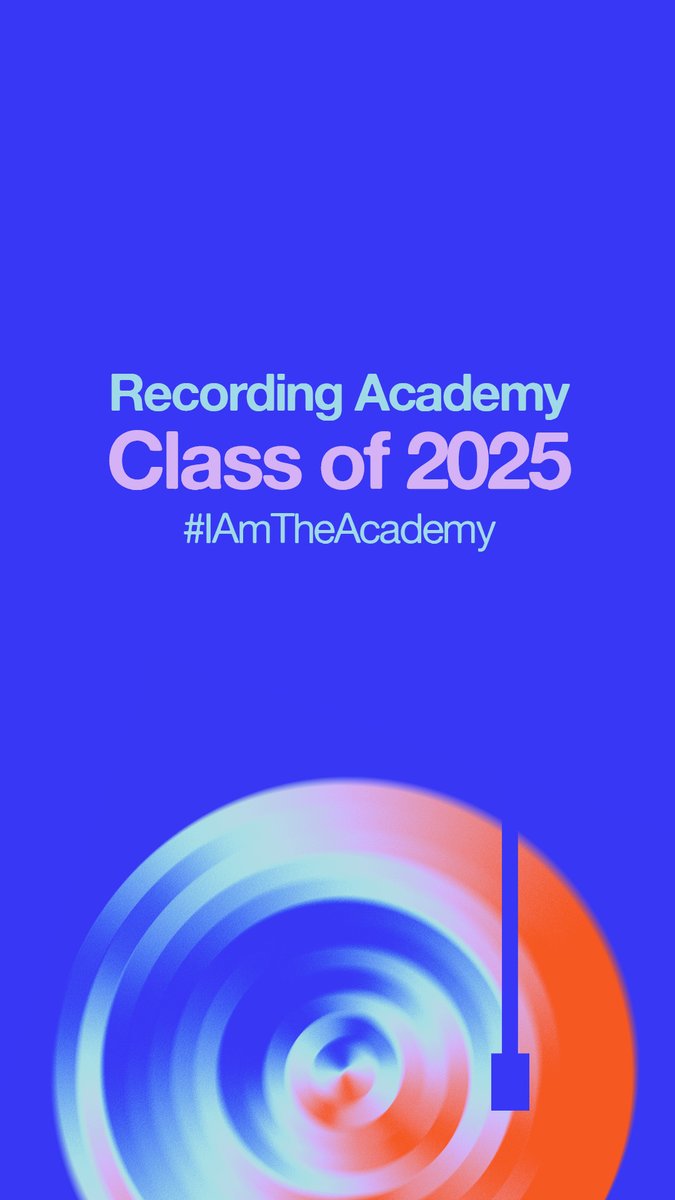 🎉 Your favorite artists are officially part of the Recording Academy. Nearly 3,600 music creators — including artists, songwriters, producers, composers, and engineers — have joined the 2025 New Member Class. ↪️ This year’s class is 49% women, 56% People of Color, and 60% under 40 — representing the diverse, genre-spanning voices shaping the industry today. Welcome to the Academy! #IAmTheAcademy ↪️